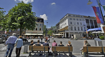 Marktplaats in Lörrach 